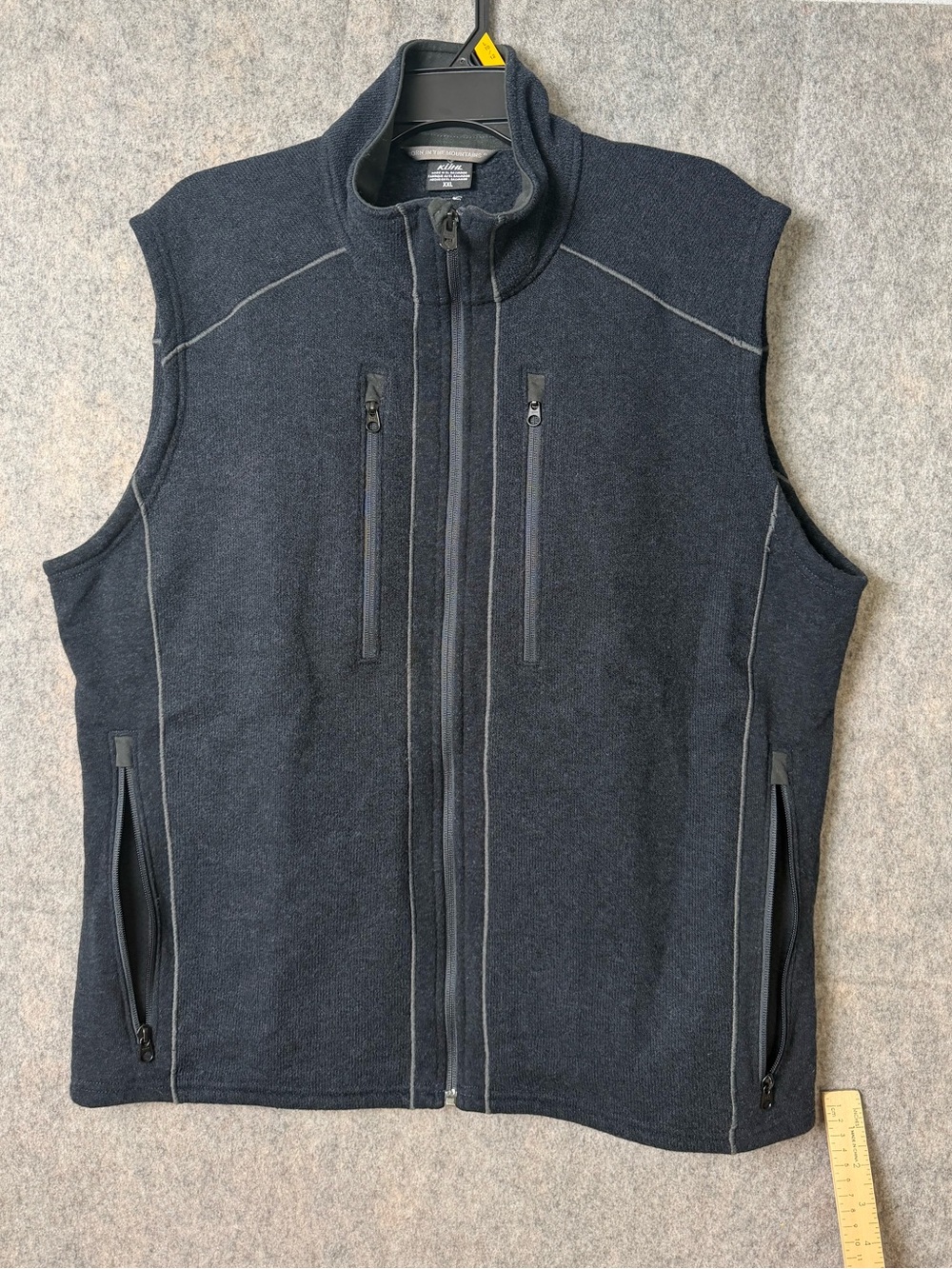 Kuhl Mens Size XXl Navy Blue outdoors fleece full zip vest